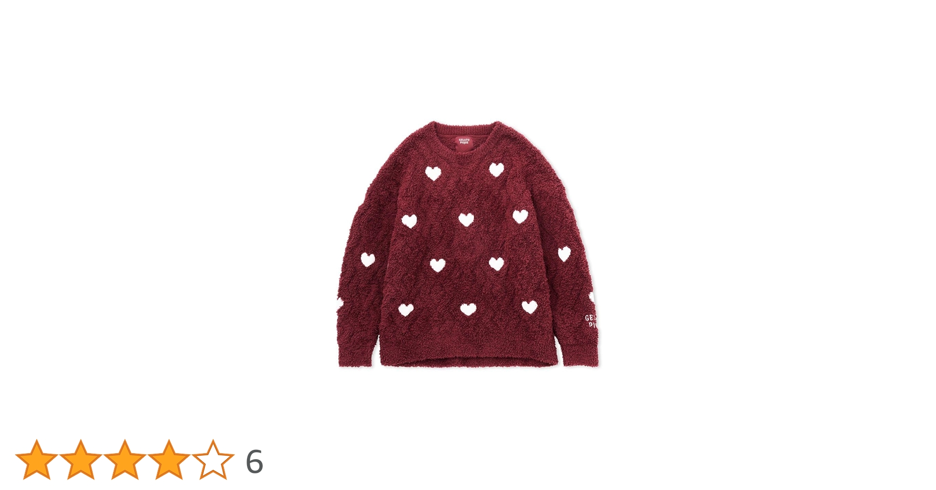 最終お値下げ！ジェラートピケ♡上下セット Amazon | [ジェラート ピケ] HOLIDAY ハートアランプルオーバー